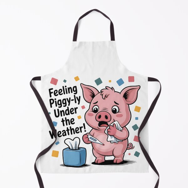 Item preview, When You're Feeling "Piggy-ly" Unwell Sore Throat designed and sold by SurrealArtSzysz.