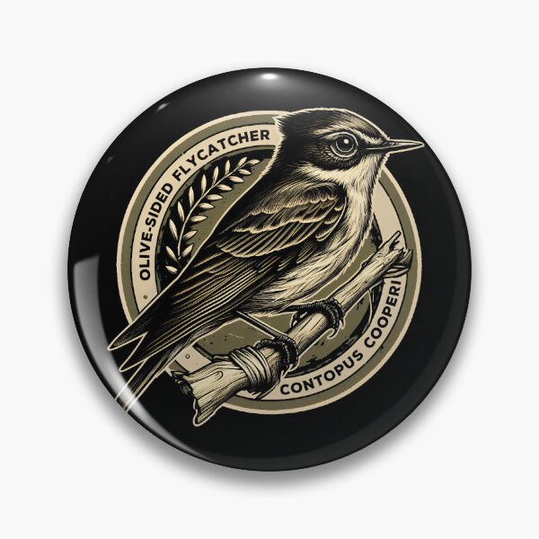 Item preview, Olive-sided Flycatcher designed and sold by theAVIARY7.