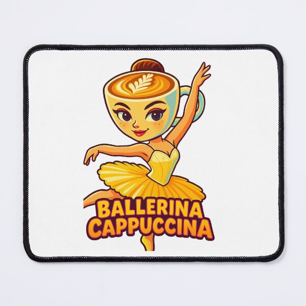 Item preview, Ballerina Cappuccina Coffee Cup Head Meme Art Design designed and sold by Mikiagent025.