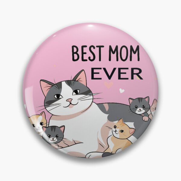Item preview, mothers day best mama ever cute mama cat designed and sold by  Mudikeys.