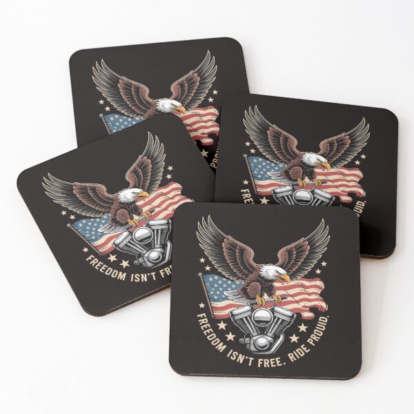 Item preview, Freedom Isn’t Free Ride Proud Shirt – Memorial Day Biker Tattoo Style Tee designed and sold by Slavicsoul.