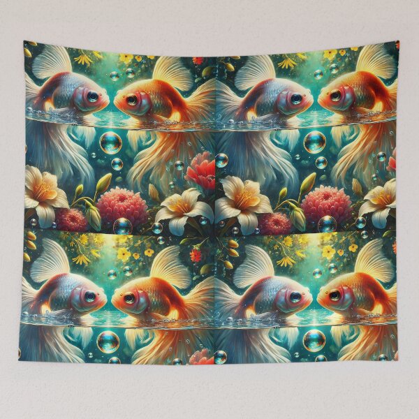 Item preview, Heart of the Water – Two Fishes in Love designed and sold by EmeraldeaArt.