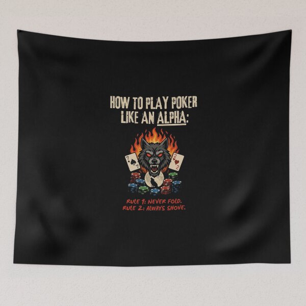Item preview, How To Play Poker Like An Alpha: 2 Rules For Guaranteed Success designed and sold by The Silly Lil Thang Shop.