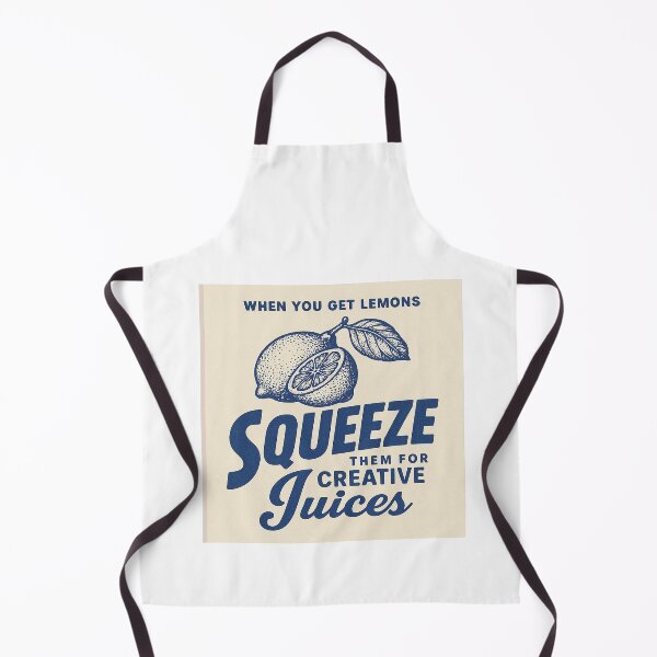 Item preview, Squeeze Lemons Creative Juices Motivational Quote Art designed and sold by weirdfishes123.