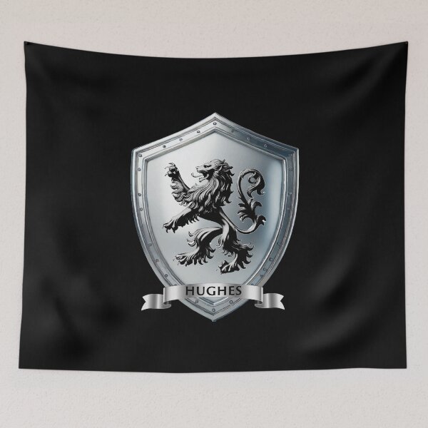 Item preview, Hughes Name Shield  Legacy in Motion, Strength in Name designed and sold by Highlandkings.