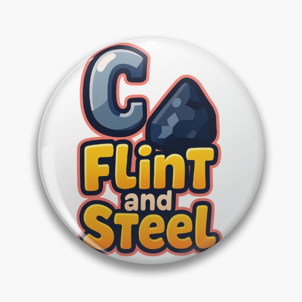 Item preview,  Flint and Steel Cartoon Crafting Tool Meme Design designed and sold by Mikiagent025.