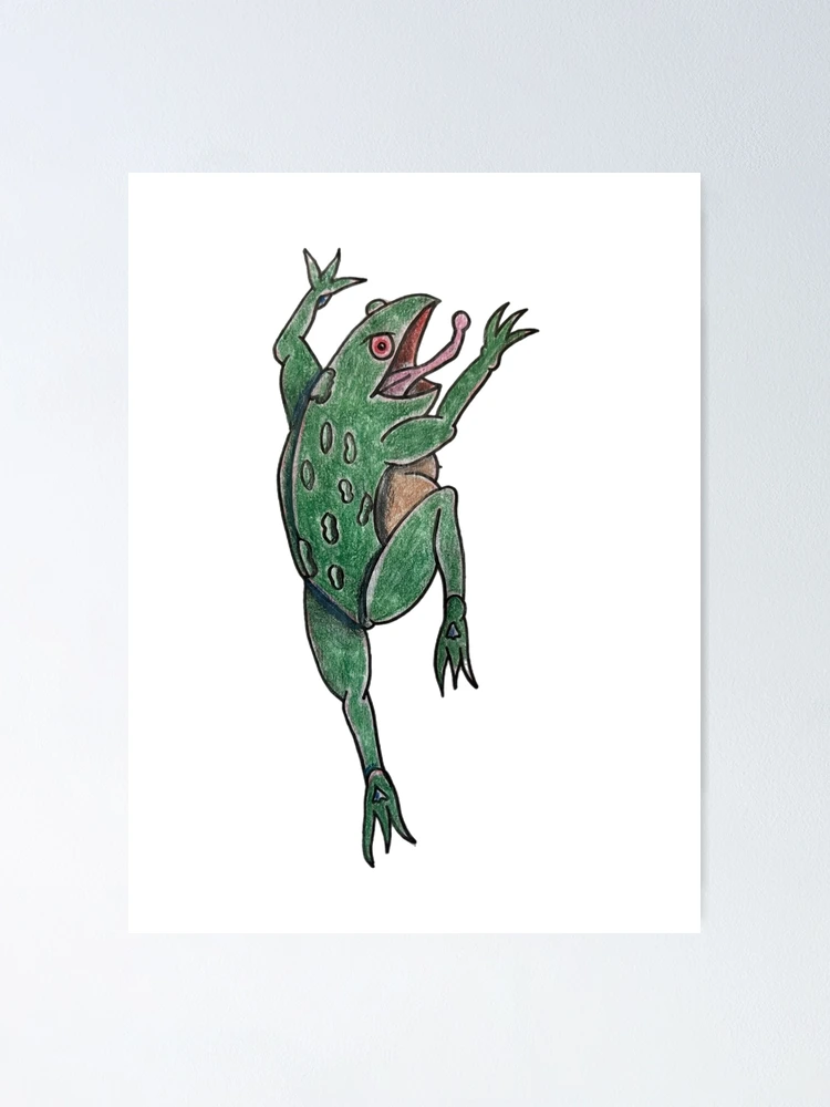Thumbnail 1 of 3, Poster, Frog By RavinBush designed and sold by RavinBush.