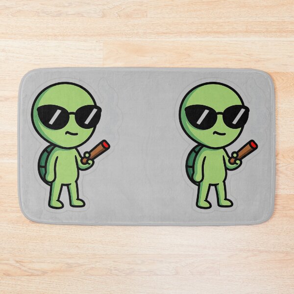 Item preview, Cool Turtle with Cigar | Chill Stoner Cartoon Sticker designed and sold by Ironzoulz.