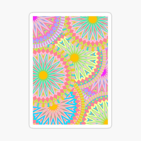 Item preview, Colorful Abstract Mandala Art designed and sold by CreaTwinkles.