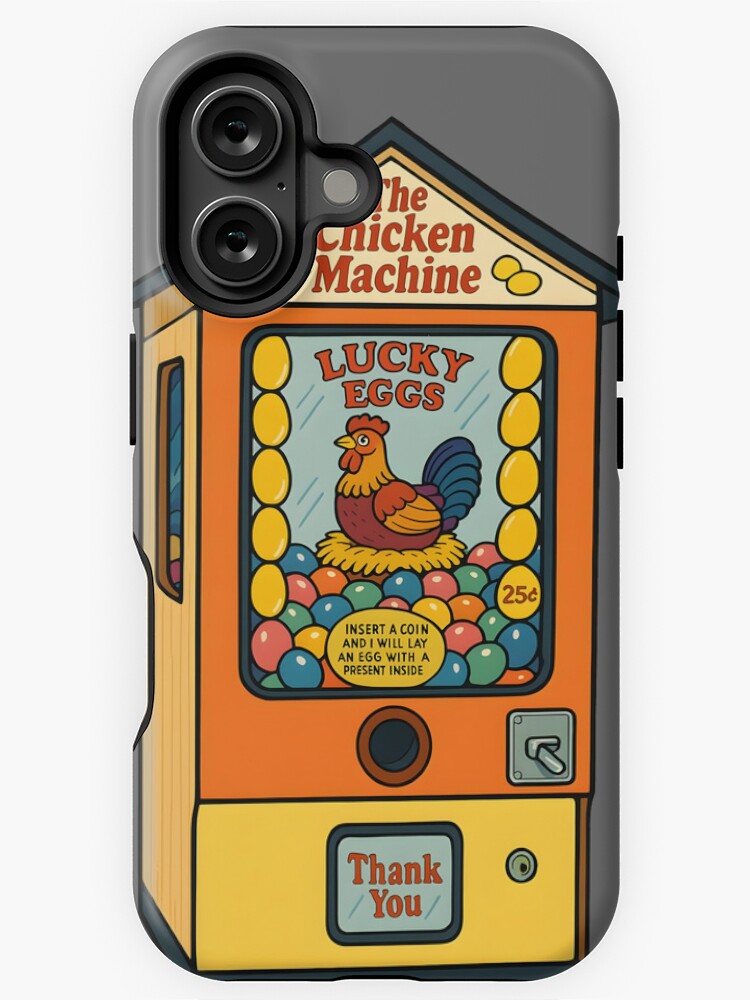 Thumbnail 1 von 4, iPhone-Hülle, Die Hühnermaschine designt und verkauft von PiggyWonka.
