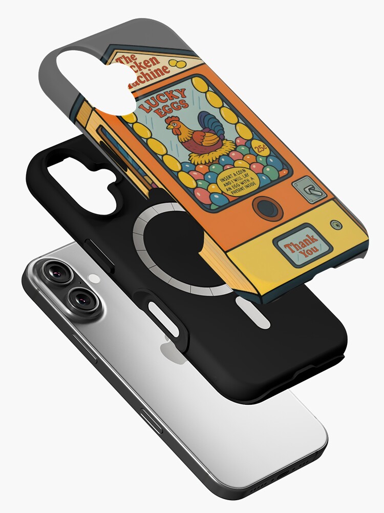 Thumbnail 2 von 4, iPhone-Hülle, Die Hühnermaschine designt und verkauft von PiggyWonka.