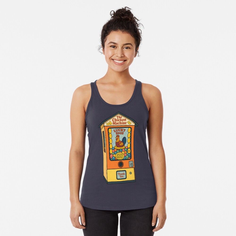 Artikel-Vorschau von Racerback Tank Top, designt und verkauft von PiggyWonka.