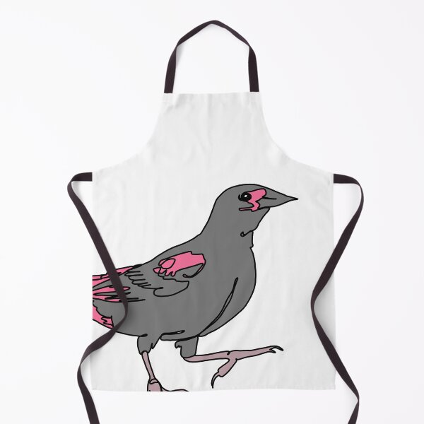 Item preview, Red wing black bird line drawing designed and sold by Ashley’sAnimalz.