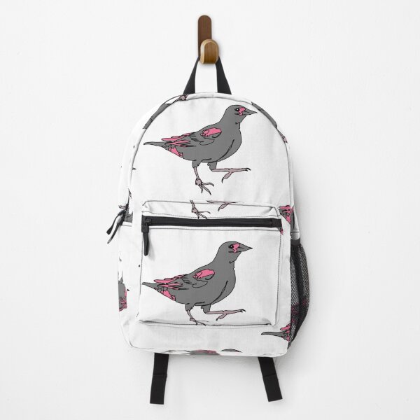 Item preview, Red wing black bird line drawing designed and sold by Ashley’sAnimalz.