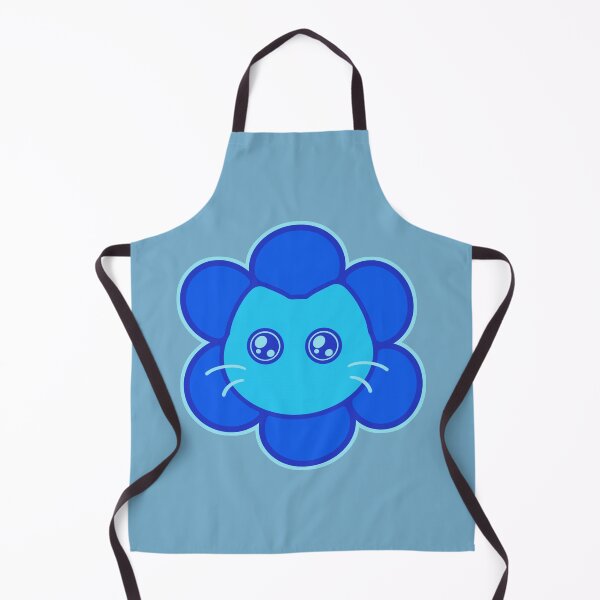 Item preview, Kawaii Blue Flower Cat designed and sold by Xiaolan's Art.