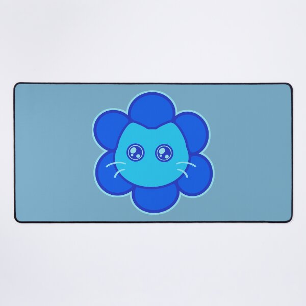 Item preview, Kawaii Blue Flower Cat designed and sold by Xiaolan's Art.