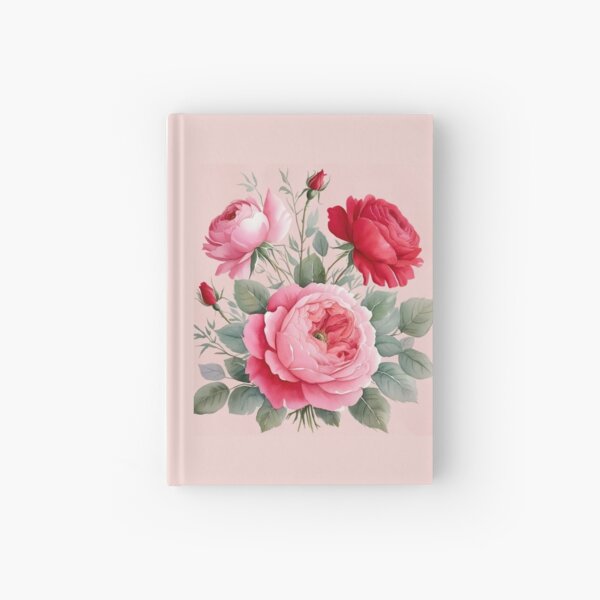 Item preview, Aquarell rosa und rote Vintage Rosen designed and sold by IrisAndIvy.