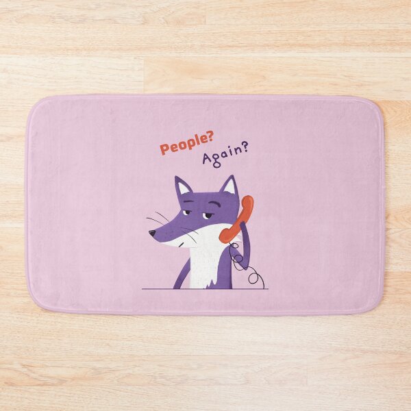 Item preview, People? Again? - Purple Fox for introverts designed and sold by ItsPurpleFox.