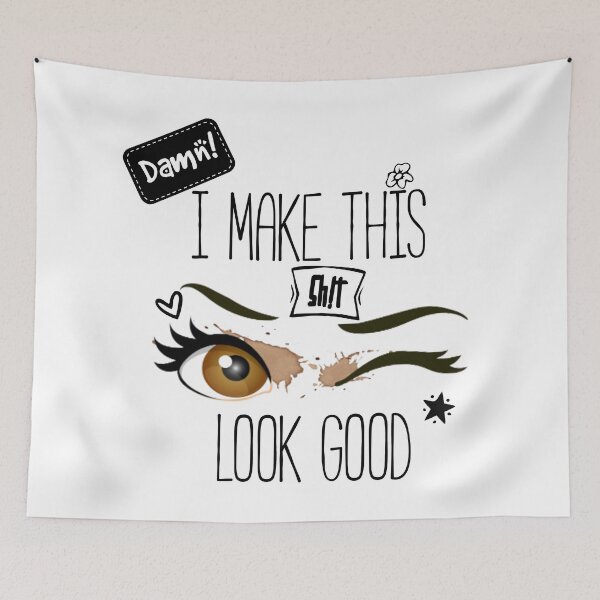 Item preview, I Make This Sh!t Look Good! - Vitiligo Awareness designed and sold by Ms-Bees-Tees.