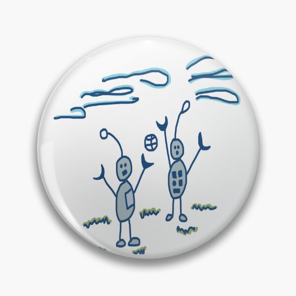 Item preview, Robots Playing Ball designed and sold by RepeatCandy.