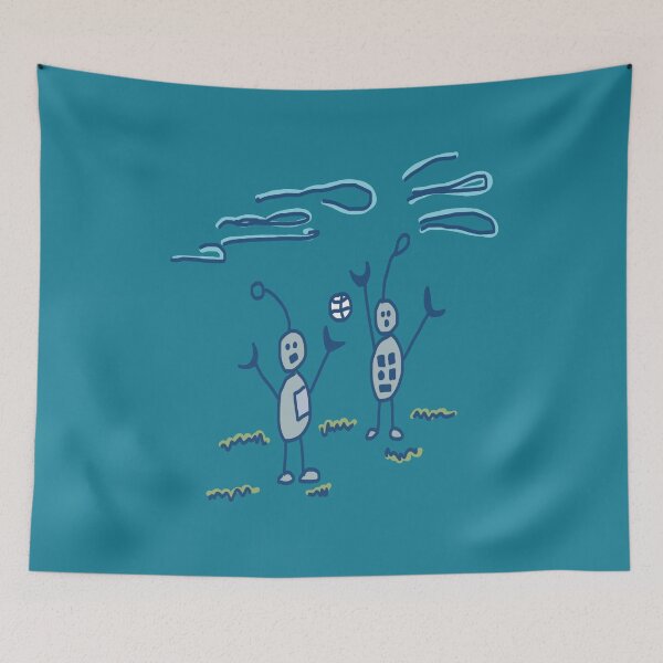 Item preview, Robots Playing Ball designed and sold by RepeatCandy.