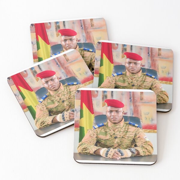 Item preview, Captain Ibrahim Traore, Burkina Faso President, Western Africa designed and sold by ArtistrySky.