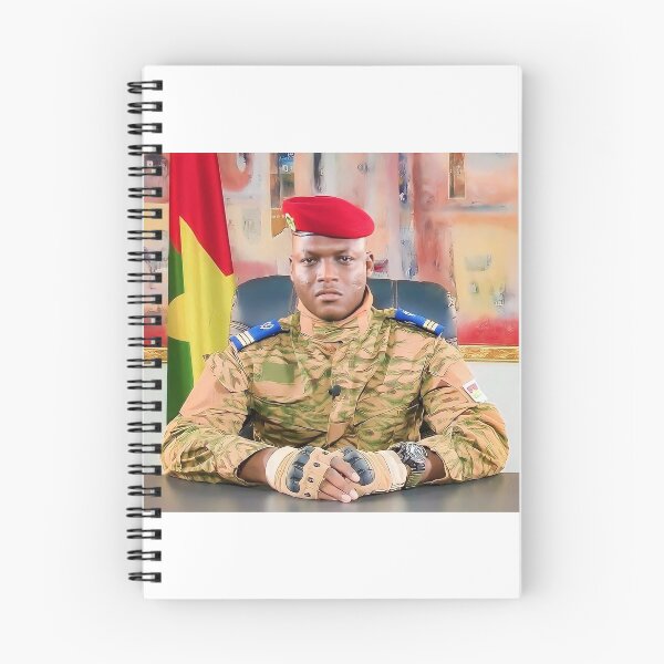 Item preview, Captain Ibrahim Traore, Burkina Faso President, Western Africa designed and sold by ArtistrySky.