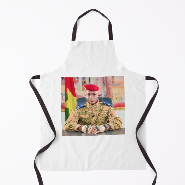 Item preview, Captain Ibrahim Traore, Burkina Faso President, Western Africa designed and sold by ArtistrySky.