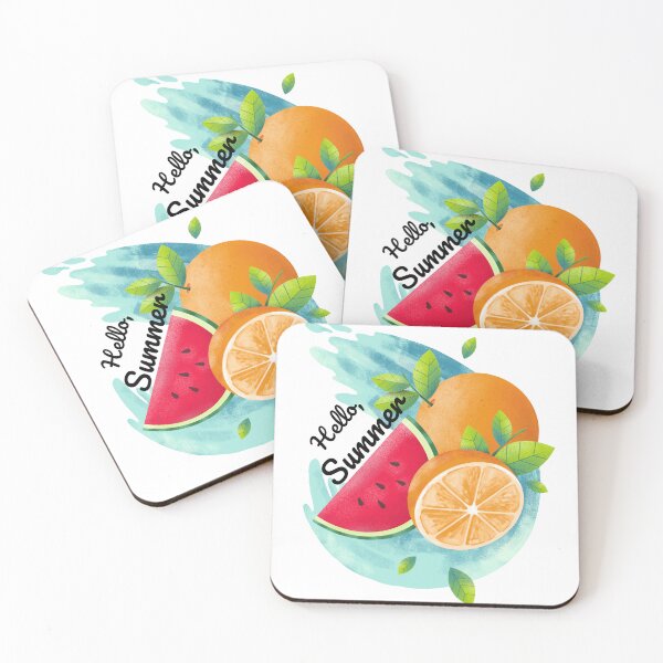 Item preview, Hello Summer Watercolor Fruits designed and sold by ElinorVania.