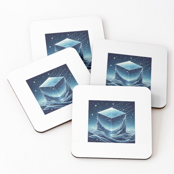 Item preview, Water Cube – Balance, Fluidity and Purity in Geometric Shape ?✨ designed and sold by thomashummelgen.