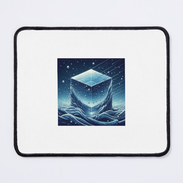 Item preview, Water Cube – Balance, Fluidity and Purity in Geometric Shape ?✨ designed and sold by thomashummelgen.