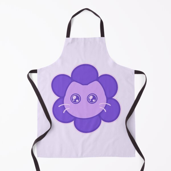 Item preview, Kawaii Purple Flower Cat designed and sold by Xiaolan's Art.