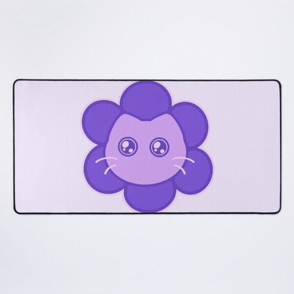 Item preview, Kawaii Purple Flower Cat designed and sold by Xiaolan's Art.