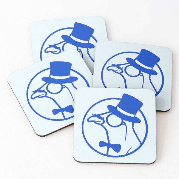 Item preview, Sir bird top hat monocle glasses rich gentleman designed and sold by shirt-o-mat.