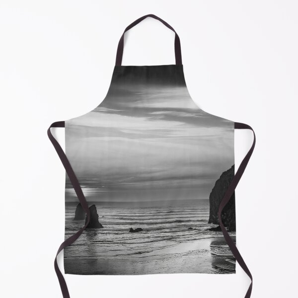 Item preview, Haystack Rock Sunset In Black And White designed and sold by Kay Brewer.
