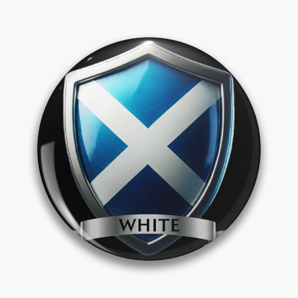 Item preview, White Scottish Shield  Soar with Strength, Stand with Scotland designed and sold by Highlandkings.