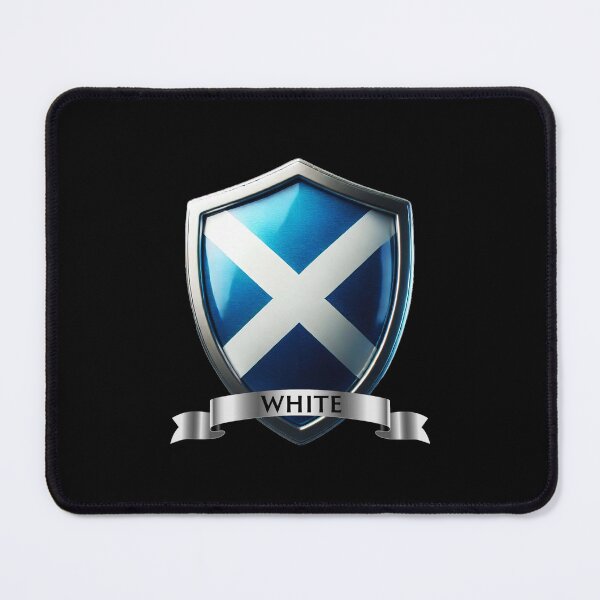 Item preview, White Scottish Shield Soar with Strength, Stand with Scotland designed and sold by Highlandkings.