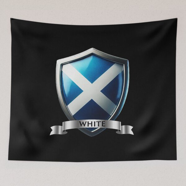 Item preview, White Scottish Shield  Soar with Strength, Stand with Scotland designed and sold by Highlandkings.