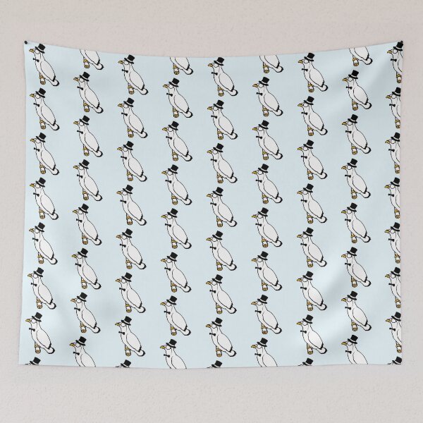 Item preview, Sir bird top hat monocle glasses rich gentleman designed and sold by shirt-o-mat.