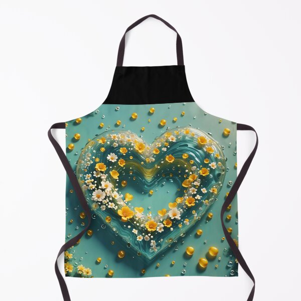 Item preview, Golden Blooming Heart of Water designed and sold by EmeraldeaArt.