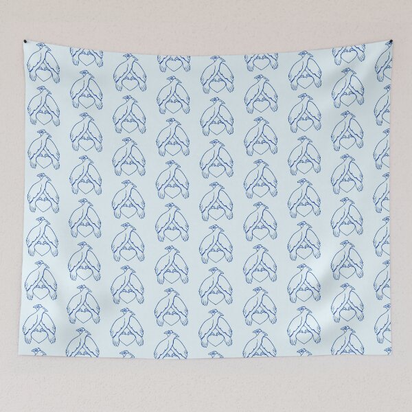 Item preview, 2 pigeons heart two birds couple sitting in love designed and sold by shirt-o-mat.