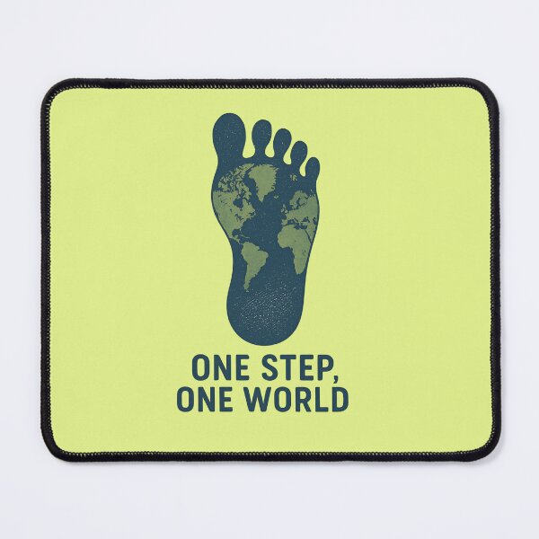 Item preview, One Step, One World – Eco Footprint designed and sold by Slawomir  Holly.