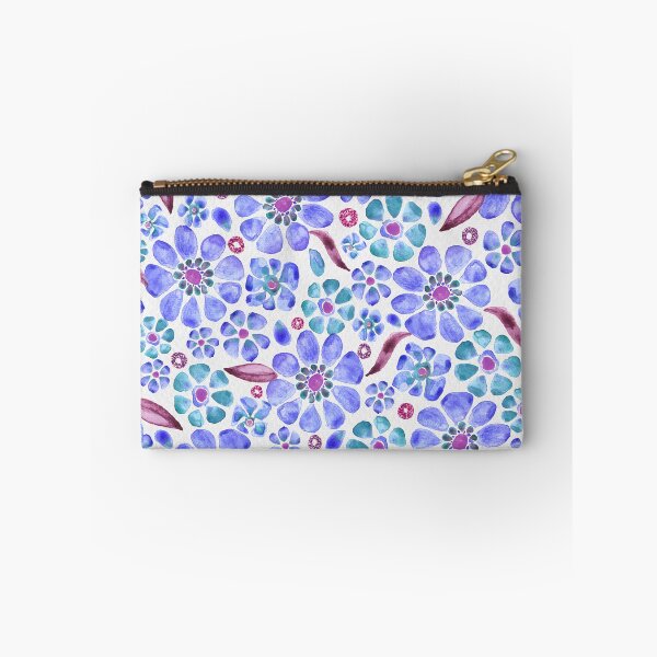 Item preview, Gerbera Daisy - Blue and Plum designed and sold by EnergyThreadsCW.