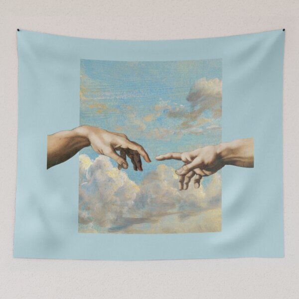 Item preview, Michaelangelo The Creation of Adam Blue designed and sold by Onodera.