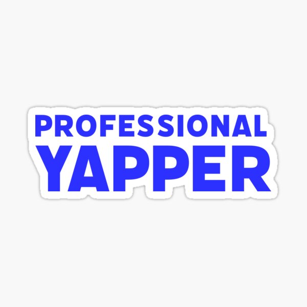 Item preview, Professional Yapper in Blue designed and sold by luv-fi.
