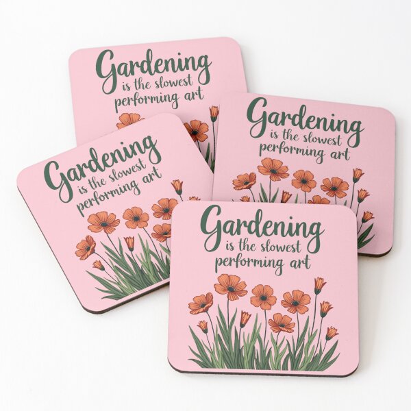 Item preview, Gardening Is The Slowest Performing Art designed and sold by NanaGeezerMerch.