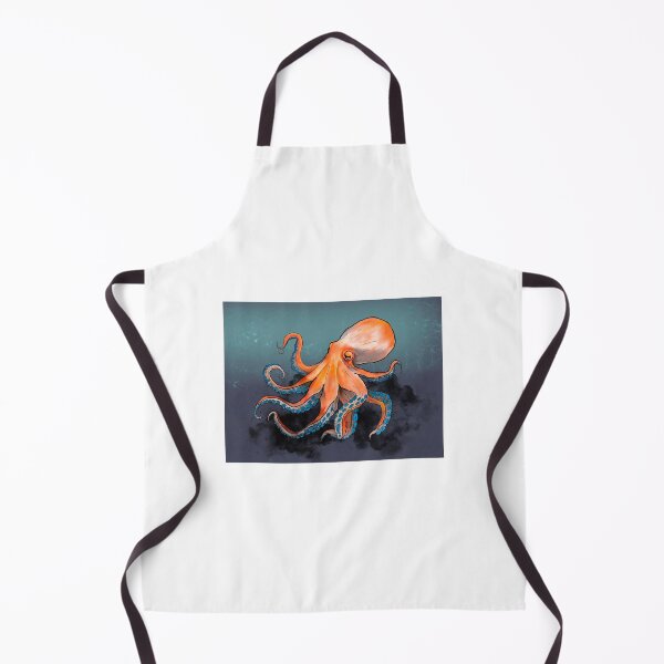 Item preview, Octopus, digital paintwork on procreate designed and sold by Heike Richter.