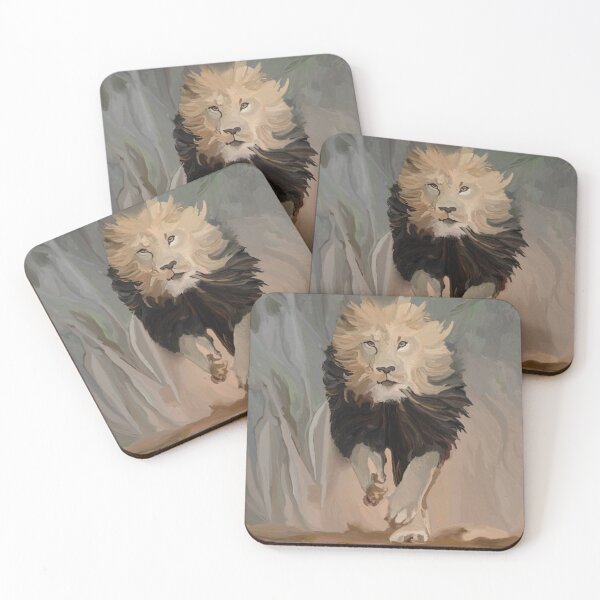 Item preview, Charging Majesty: Lion on the Run designed and sold by DragonDreamzzz.