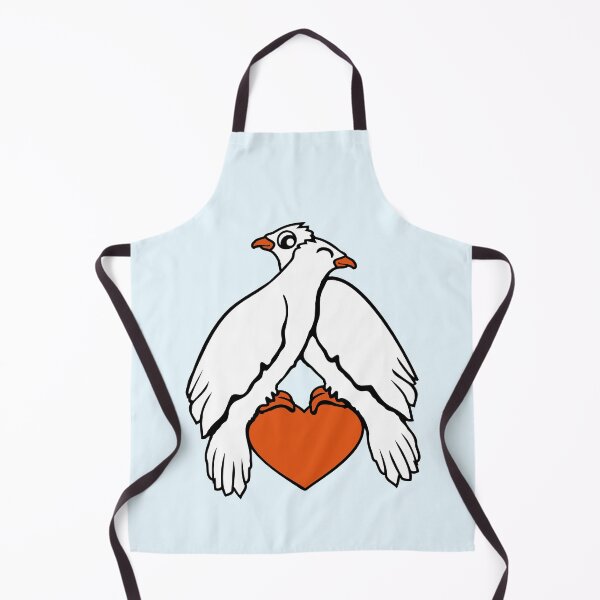 Item preview, 2 pigeons heart two birds couple sitting in love designed and sold by shirt-o-mat.