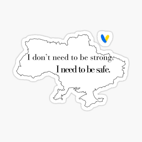 Item preview, i don't want to be strong, i need to be safe designed and sold by Mireleja.